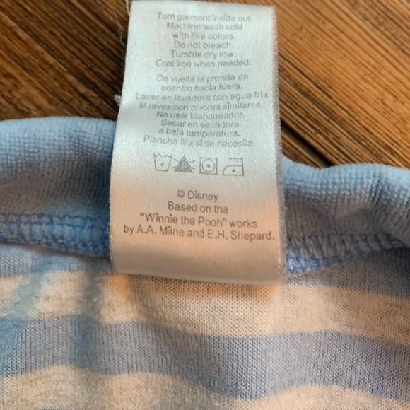 Vintage Y2K Wonderful World Of Disney 3/6 Month Sleeper Pooh Tigger Footie - Picture 9 of 11